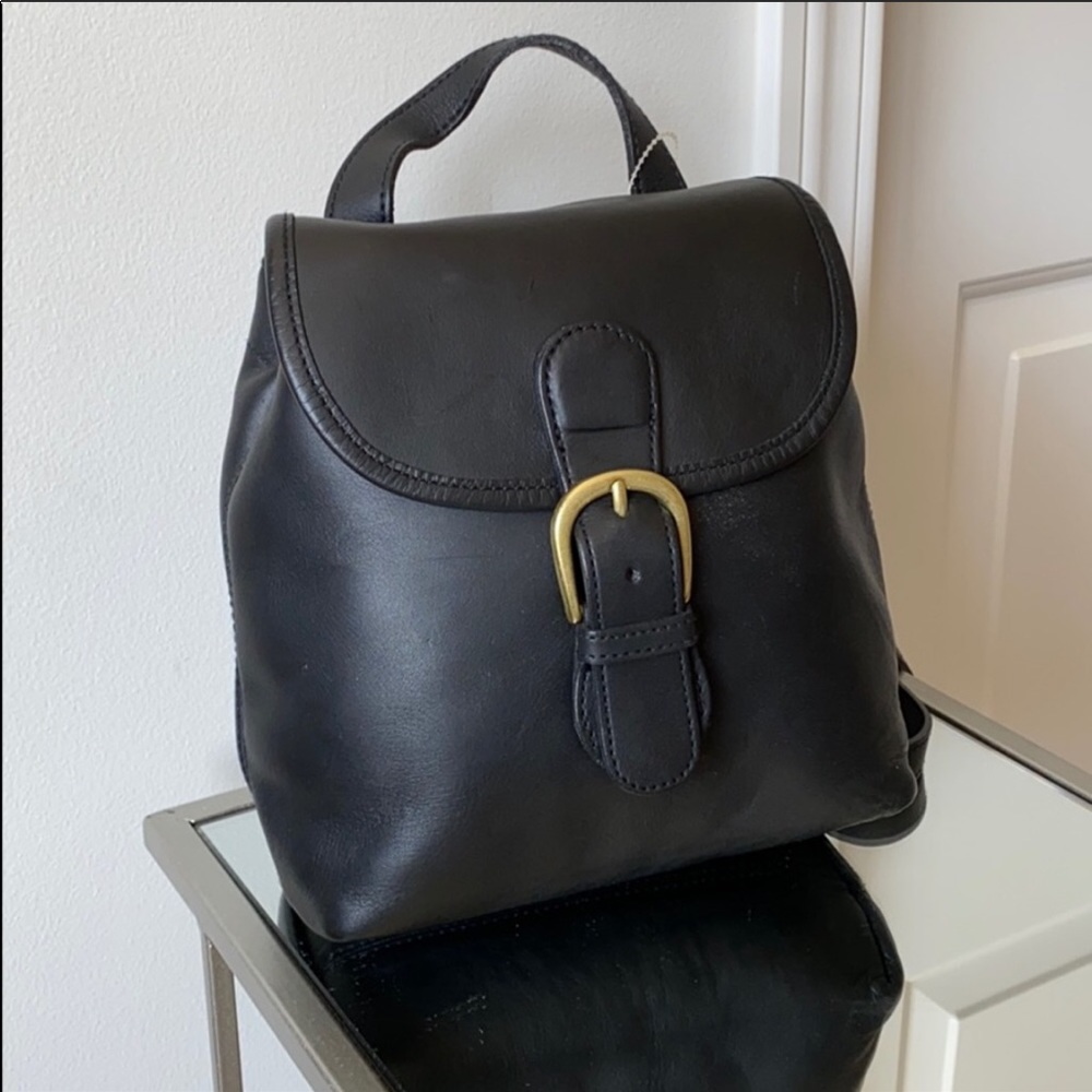 Vintage Mini Backpack real leather
